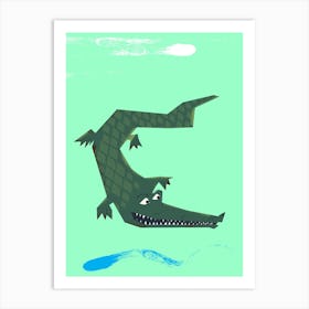 Alligator Art Print