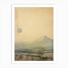 Hokkaido. Winter: Retro Aesthetic Japanese Landscape Wall Art Bedroom Decor Art Print