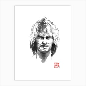 Patrick Swayze Art Print