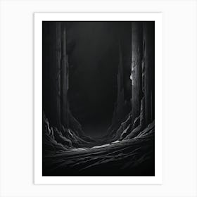 Dark Cave Art Print