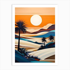 Desert Landscape 34 Art Print