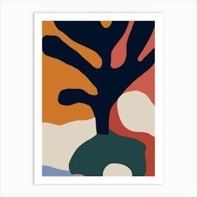 Tree painting Art Print