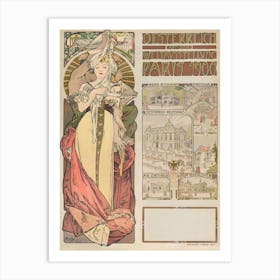 Austria At The Exposition Universelle (1899), Alphonse Mucha Art Print