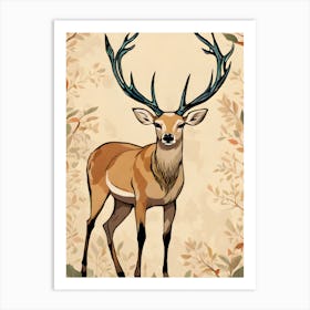 Deer art 1 Art Print