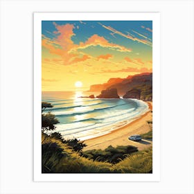 Painting That Depicts Cervantes Beach Australia 2 Art Print