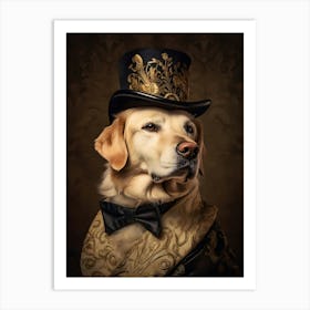 Labrador Retriever Baroque 2 Art Print