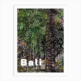 Bali_Palmtree_modern Art Print