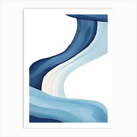 Blue Wave Art Print