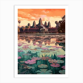 Angkor Wat, Siem Reap Cambodia 3 Art Print
