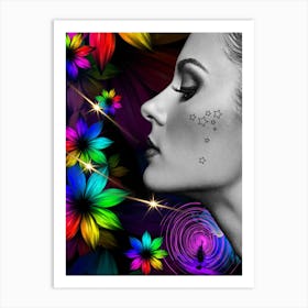 Psychedelic Painting Art Print