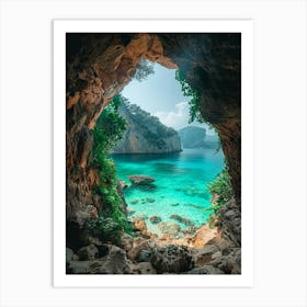 Cave View Art Print