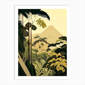 Costa Rica Rousseau Inspired Tropical Destination Art Print