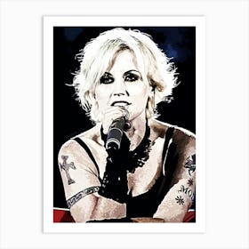 Dolores O'Riordan The Cranberries 4 Art Print