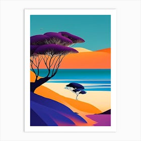 Lençóis Maranhenses National Park Brazil Pop Matisse Art Print