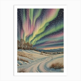 Aurora Borealis no1 Art Print