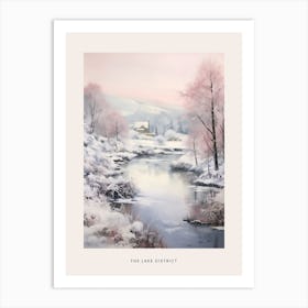 Dreamy Winter National Park Poster  The Lake District England 3 Art Print
