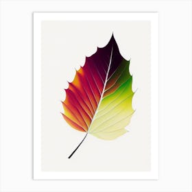 Sycamore Leaf Abstract 3 Art Print