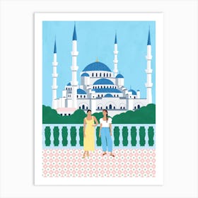 Blue Mosque Istanbul Turkey Art Print