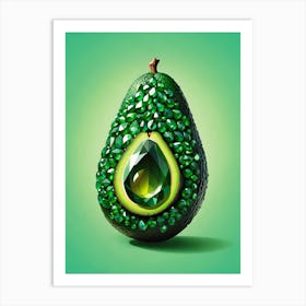 Avocado Gem 2 Art Print