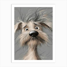 Schnauzer Canvas Print Art Print