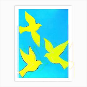 Doves 3 Art Print