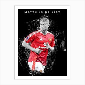 Matthijs De Ligt Drawing Art Print