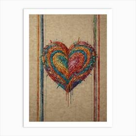 Heart Of Love 25 Art Print