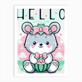 Hello Little One Art Print