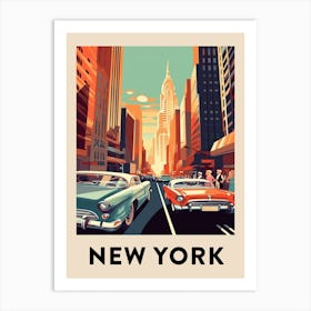 Vintage Travel Poster New York 5 Art Print