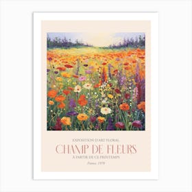 Champ De Fleurs, Floral Art Exhibition 30 Art Print