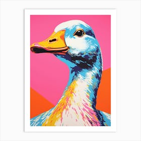 Andy Warhol Style Bird Goose 5 Art Print