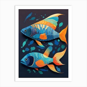 Two Fishes Art Print