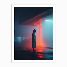 Gasstation Nights Art Print