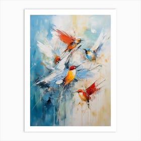 Bird Abstract Expression 2 Art Print