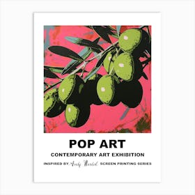 Olives Pop Art 2 Art Print