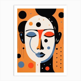 Abstract Portrait Of A Woman 20 Art Print