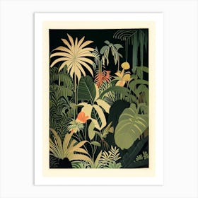 Jungle Botanical 5 Rousseau Inspired Art Print