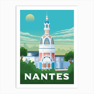 Nantes Tour Lu Art Print