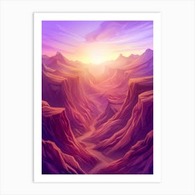 Abstract Landscape 12 Art Print