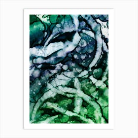 Abstraction Ocean Waves Art Print