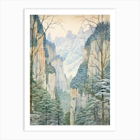 Zhangjiajie National Forest Park China 1 Art Print