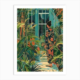 In The Garden Longue Vue House And Gardens Usa 3 Art Print