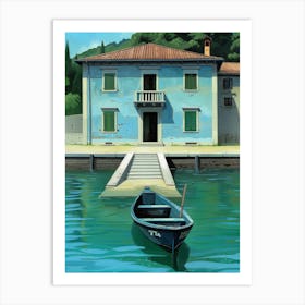 House On The Water Art Print