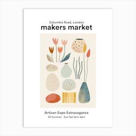 Columbia Road, London Artisan Expo Extravaganza Art Print