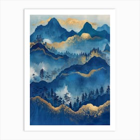 Blue Mountains 10 Art Print