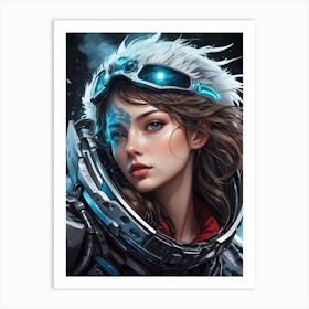 Sci-Fi Girl 1 Art Print