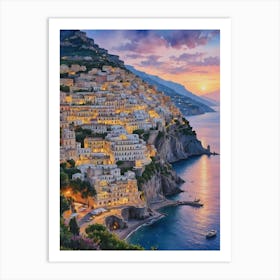 Amalfi Coast 1 Art Print