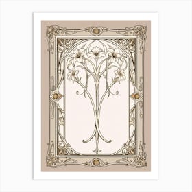 Deco Frame Art Print