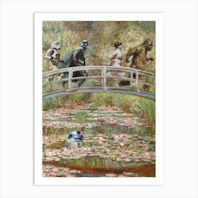Monet Wars Art Print