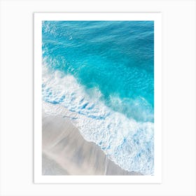 Aerial View Of A Beach 106 Art Print